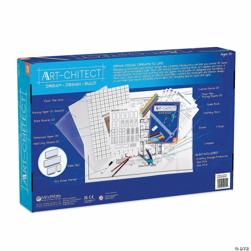 Architectural Toys | Art-Chitect 3-D Home Design Architecture Kit Architectural Toys Architectural Toys