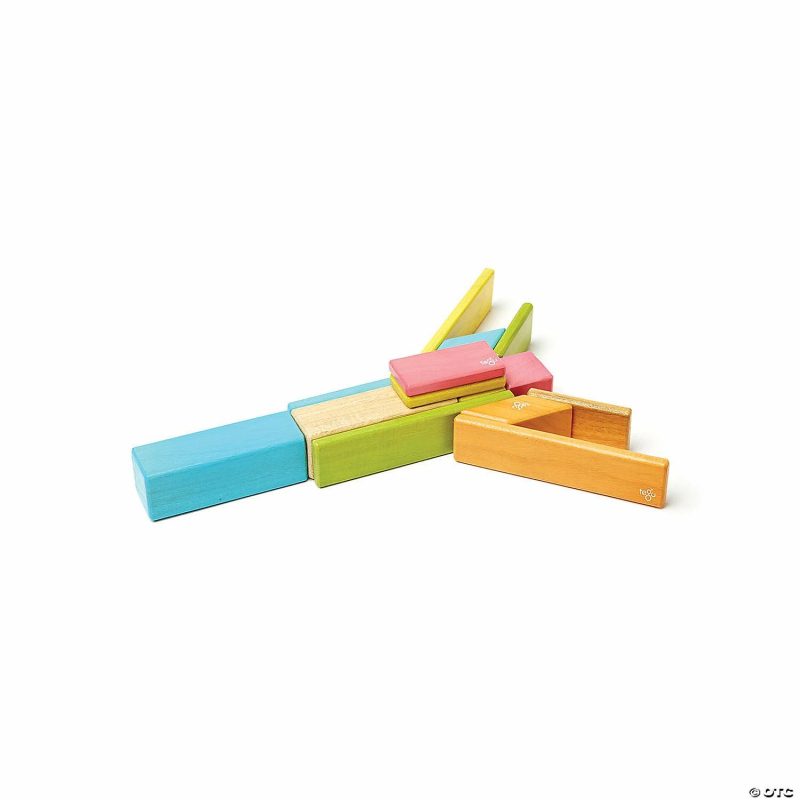 Architectural Toys | Tegu Magnetic Wooden Blocks, 14-Piece Set, Tints Architectural Toys Architectural Toys