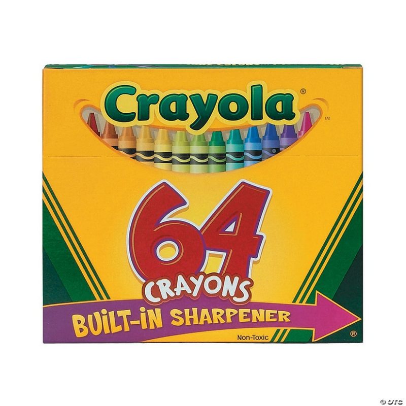 Art Supplies | 64-Color Crayola® Crayons Art Supplies Art Supplies