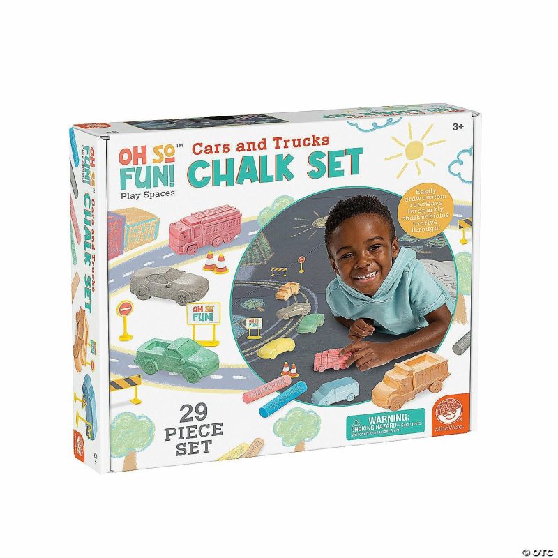 Art Supplies | Oh So Fun! Cars And Trucks Sidewalk Chalk Set Art Supplies Art Supplies