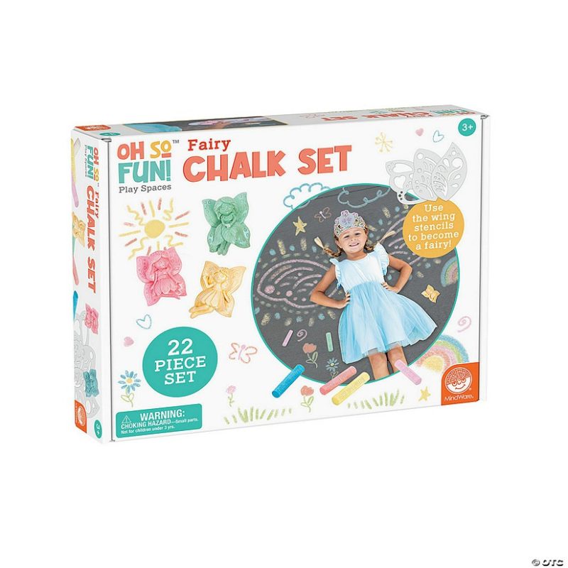 Art Supplies | Oh So Fun! Fairy Sidewalk Chalk Set Art Supplies Art Supplies