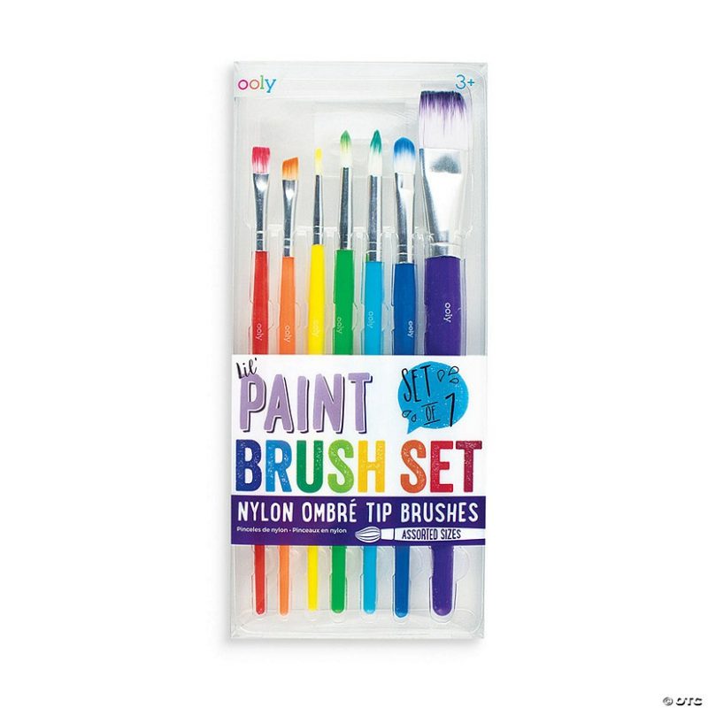 Art Supplies | Ooly Lil’ Paint Brush Set Of 7 Art Supplies Art Supplies