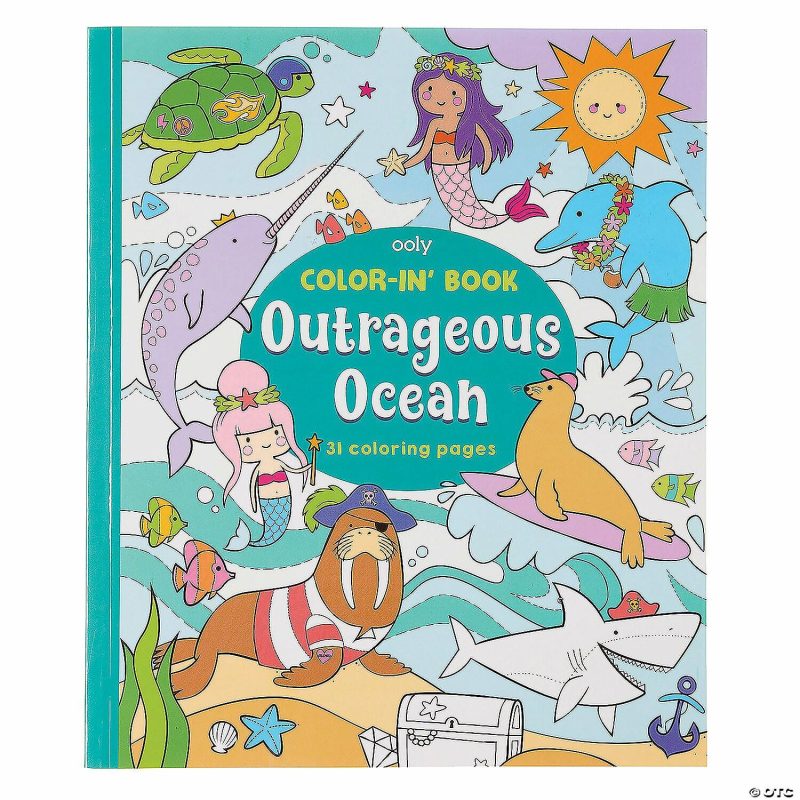 Art Supplies | Outrageous Ocean Appeel Coloring & Sticker Gift Pack Creative Activities Art Supplies