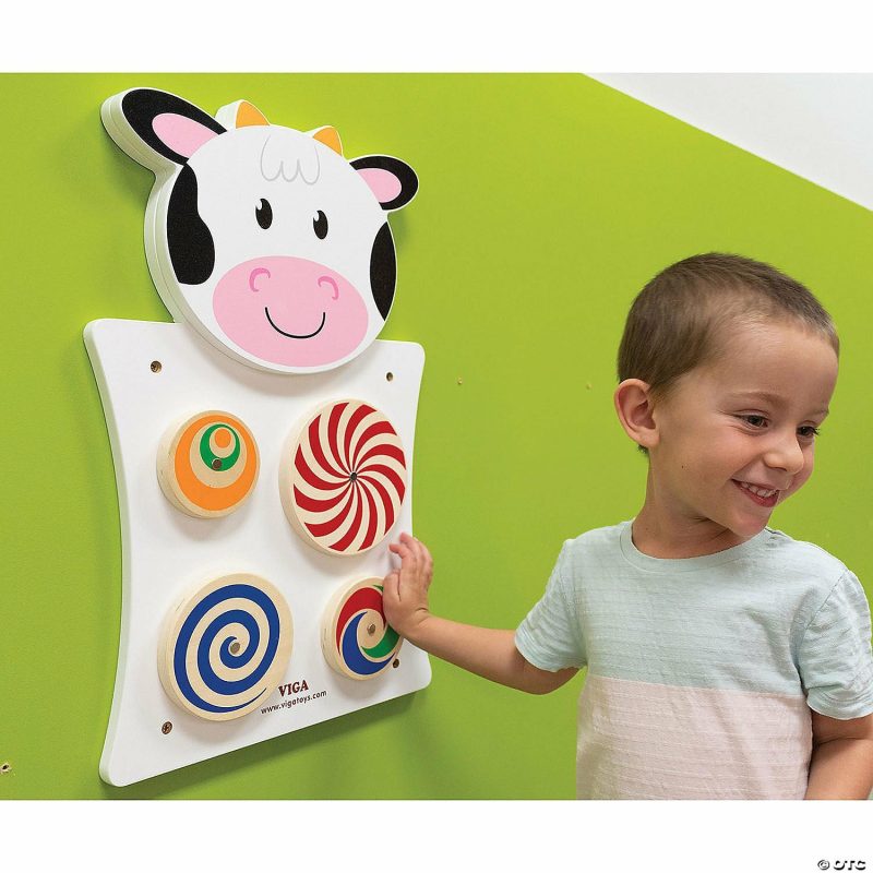 Baby Toys & Games | Learning Advantage Single Activity Wall Panel, Cow Baby Toys & Games Baby Toys & Games