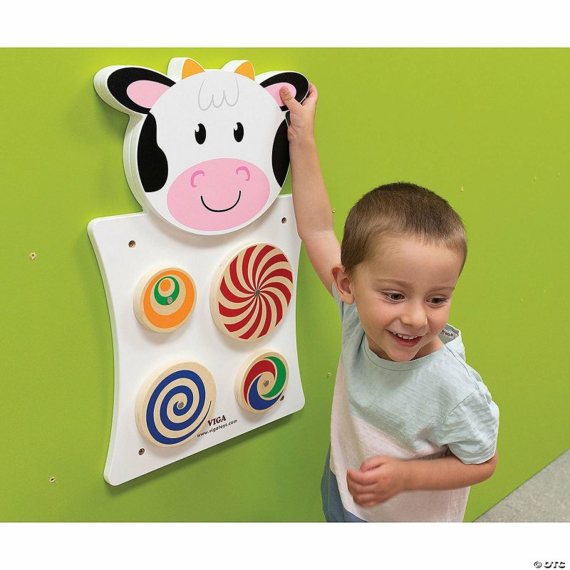 Baby Toys & Games | Learning Advantage Single Activity Wall Panel, Cow Baby Toys & Games Baby Toys & Games