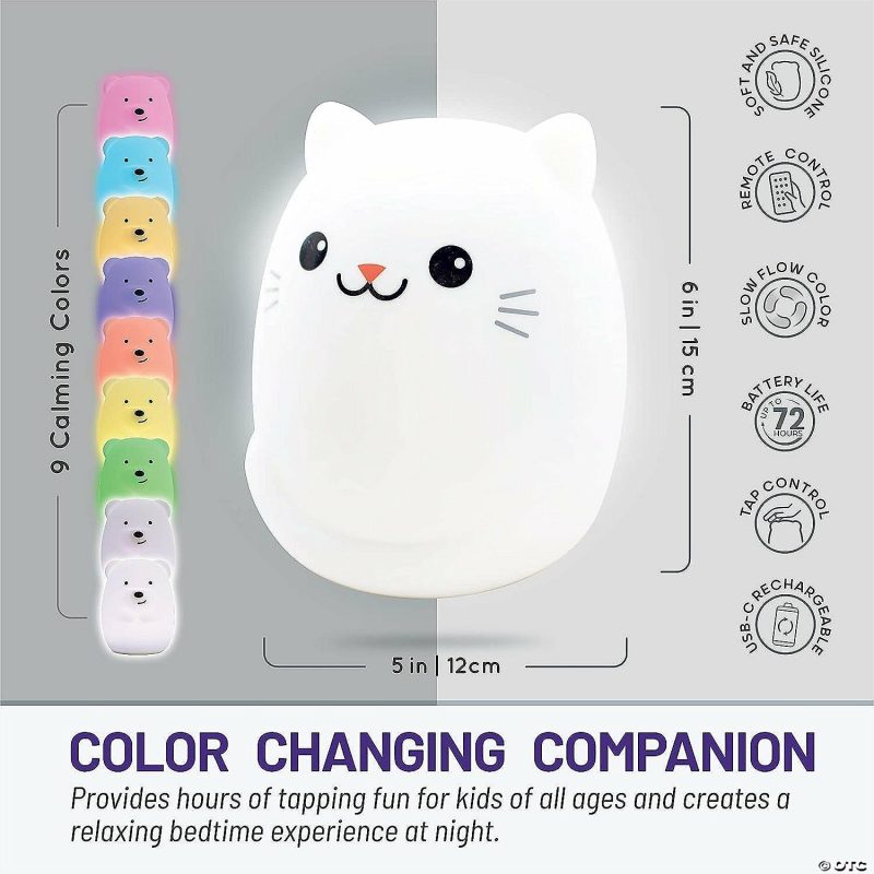 Baby Toys & Games | Lumipets® Cat Safe Touch Nightlight Baby Toys & Games Baby Toys & Games