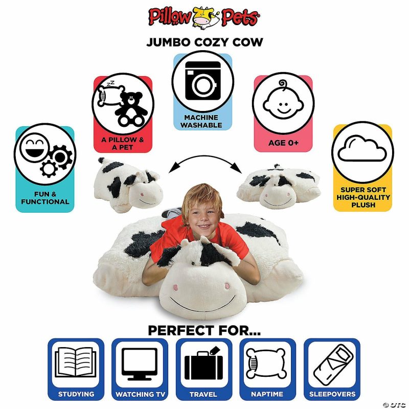 Bedding & Blankets | Pillow Pet – Cozy Cow Jumboz Bedding & Blankets Bedding & Blankets