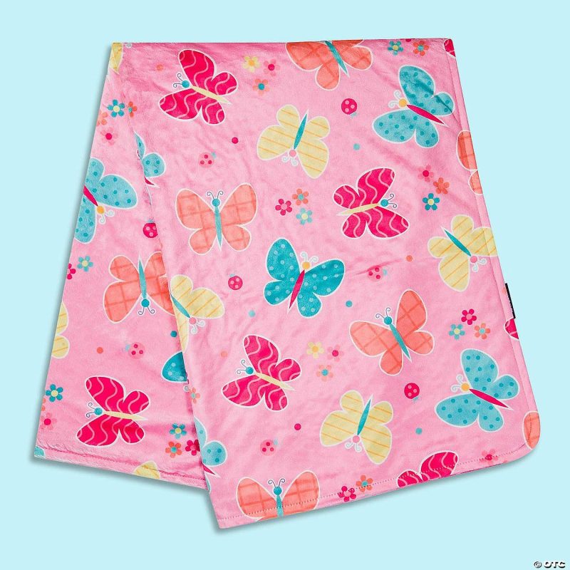 Bedding & Blankets | Wildkin Butterfly Garden Plush Baby Blanket Bedding & Blankets Bedding & Blankets