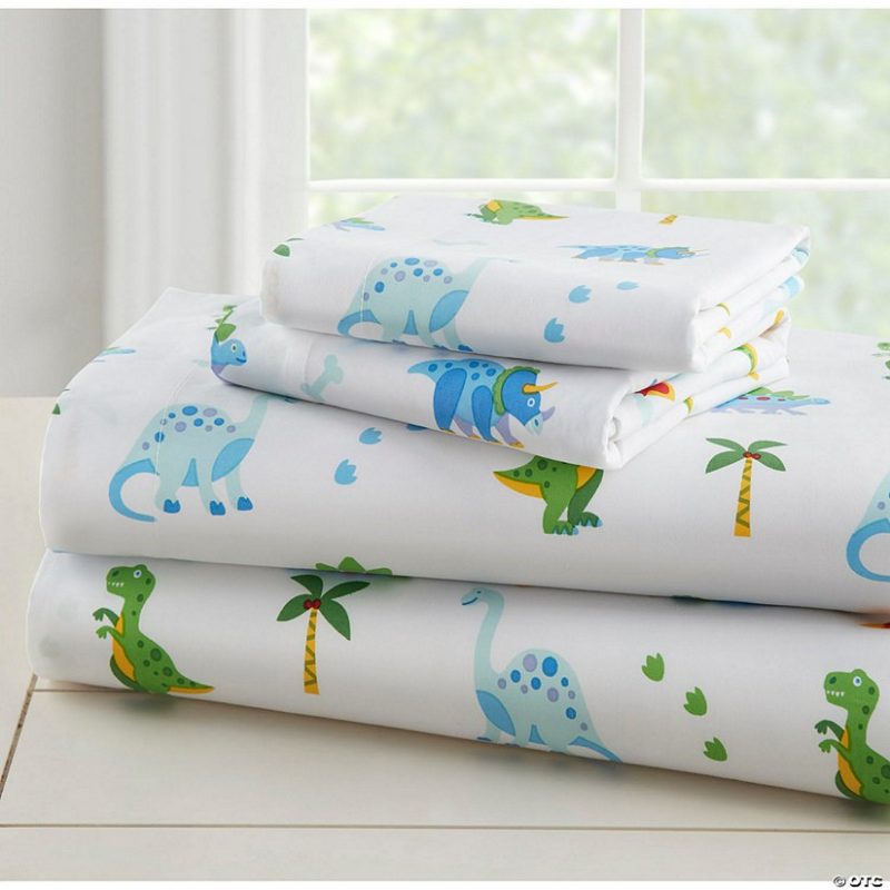 Bedding & Blankets | Wildkin Dinosaur Land 100% Cotton Sheet Set – Full Bedding & Blankets Bedding & Blankets