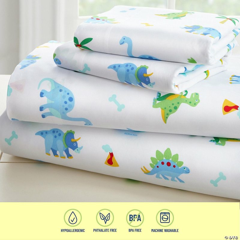 Bedding & Blankets | Wildkin Dinosaur Land Microfiber Fitted Crib Sheet Bedding & Blankets Bedding & Blankets