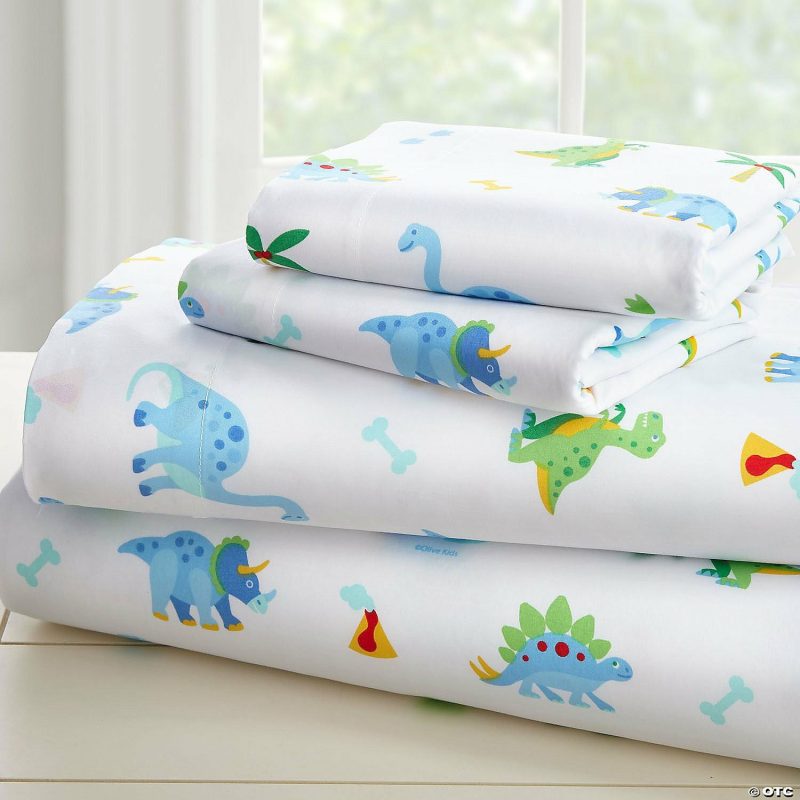 Bedding & Blankets | Wildkin Dinosaur Land Microfiber Sheet Set – Toddler Bedding & Blankets Bedding & Blankets