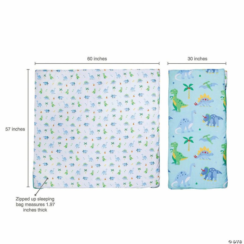 Bedding & Blankets | Wildkin Dinosaur Land Microfiber Sleeping Bag With Pillowcase Bedding & Blankets Bedding & Blankets