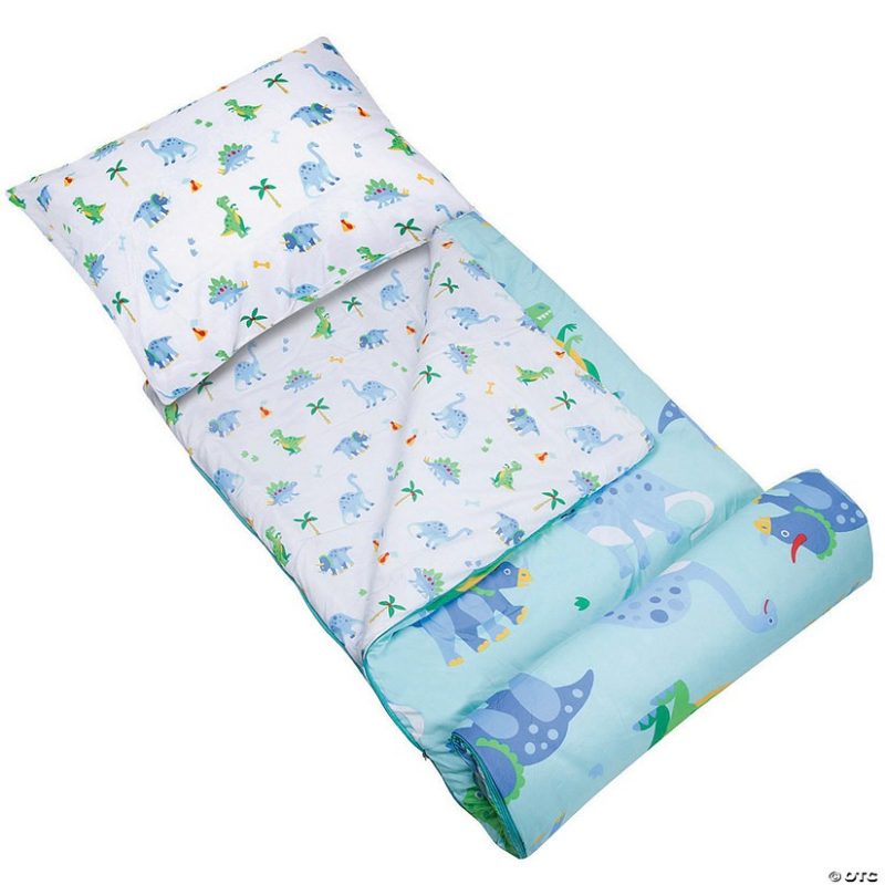 Bedding & Blankets | Wildkin Dinosaur Land Microfiber Sleeping Bag With Pillowcase Bedding & Blankets Bedding & Blankets