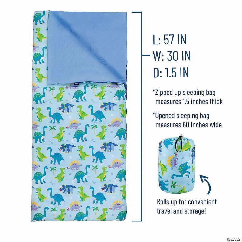 Bedding & Blankets | Wildkin Dinosaur Land Original Sleeping Bag Bedding & Blankets Bedding & Blankets