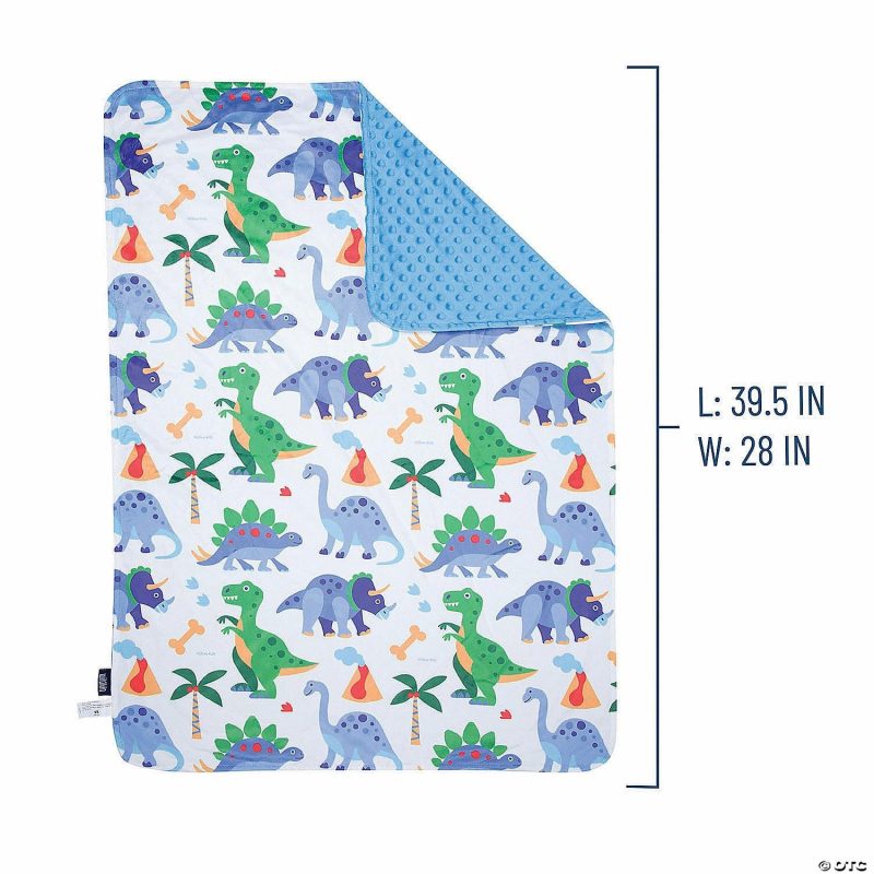 Bedding & Blankets | Wildkin – Dinosaur Land Plush Blanket Bedding & Blankets Bedding & Blankets