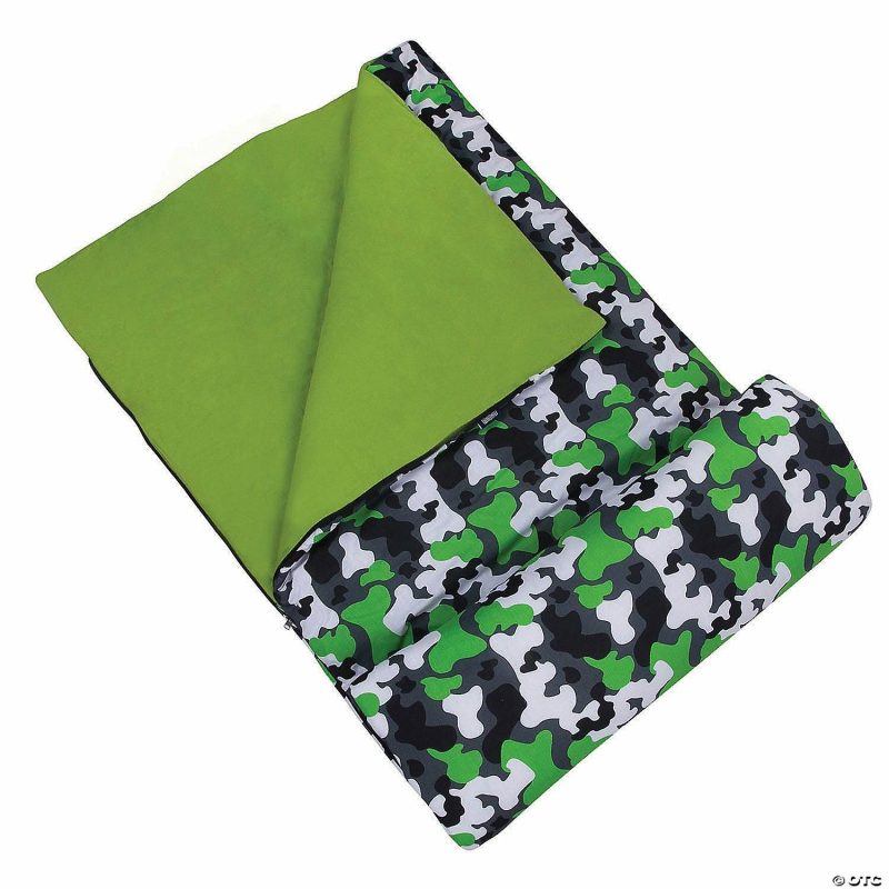 Bedding & Blankets | Wildkin Green Camo Original Sleeping Bag Bedding & Blankets Bedding & Blankets