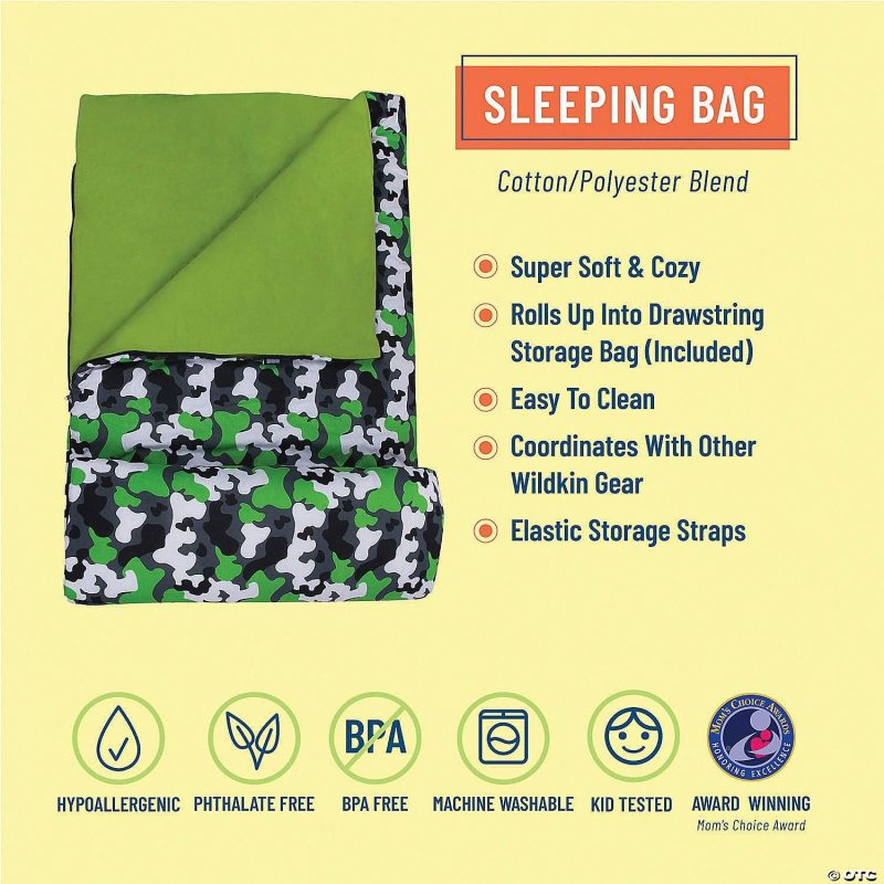 Bedding & Blankets | Wildkin Green Camo Original Sleeping Bag Bedding & Blankets Bedding & Blankets