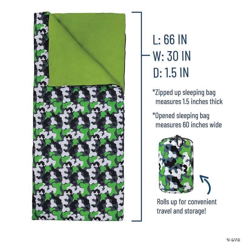 Bedding & Blankets | Wildkin Green Camo Original Sleeping Bag Bedding & Blankets Bedding & Blankets