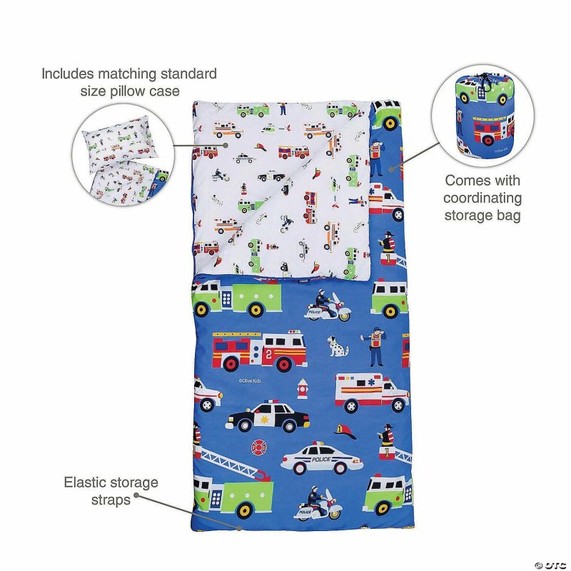 Bedding & Blankets | Wildkin Heroes Microfiber Sleeping Bag W/ Pillowcase Bedding & Blankets Bedding & Blankets