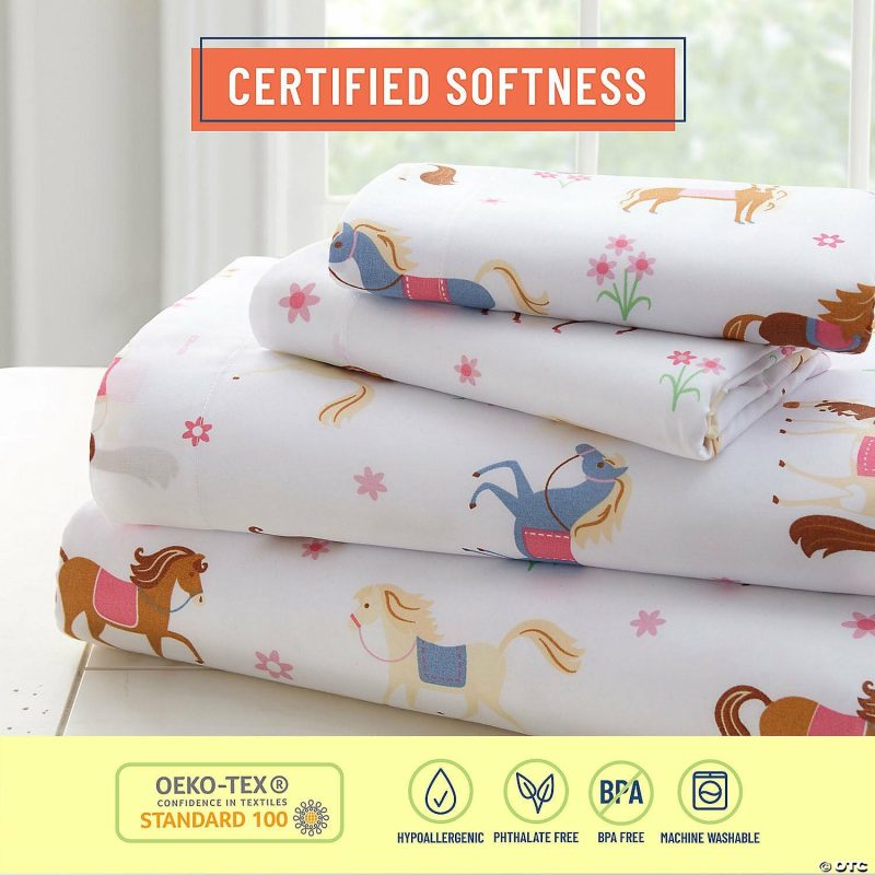 Bedding & Blankets | Wildkin Horses 4 Pc Microfiber Bed In A Bag – Toddler Bedding & Blankets Bedding & Blankets