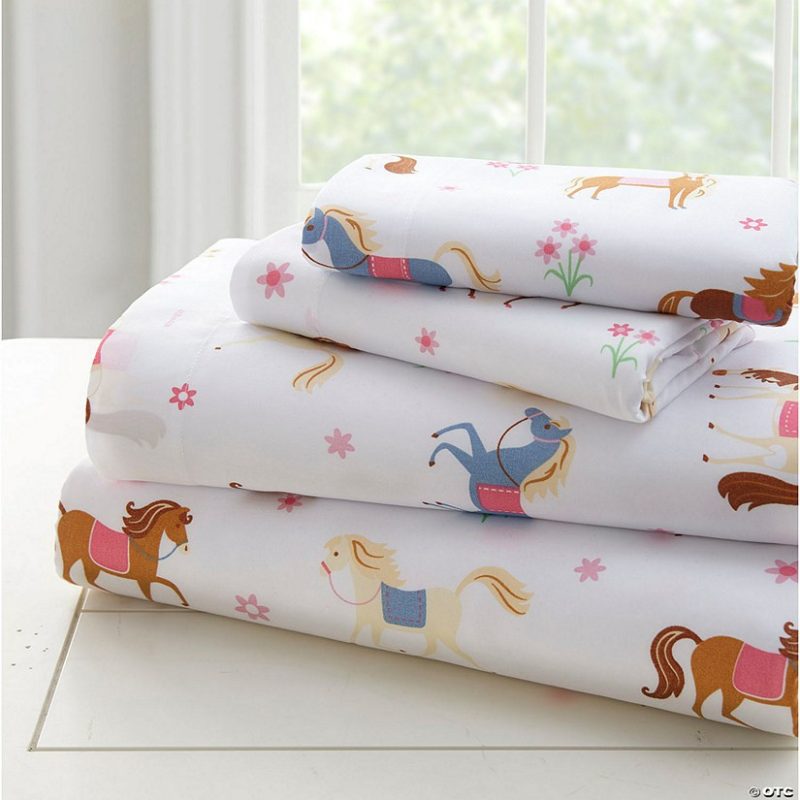 Bedding & Blankets | Wildkin Horses Microfiber Sheet Set – Full Bedding & Blankets Bedding & Blankets