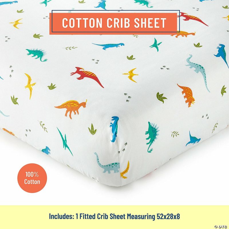 Bedding & Blankets | Wildkin Jurassic Dinosaurs 100% Cotton Fitted Crib Sheet Bedding & Blankets Bedding & Blankets