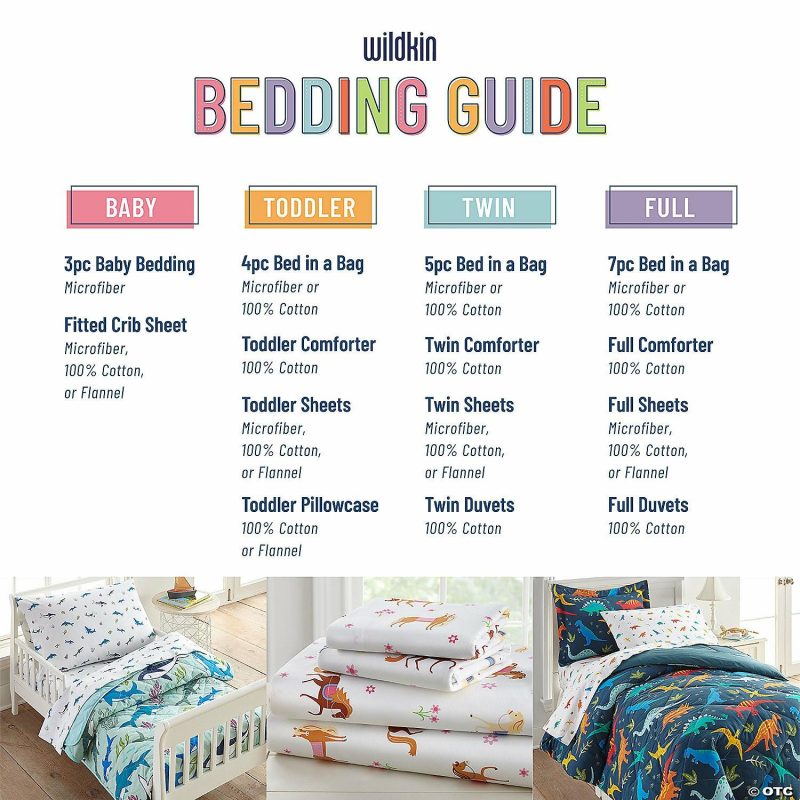 Bedding & Blankets | Wildkin Jurassic Dinosaurs 100% Cotton Fitted Crib Sheet Bedding & Blankets Bedding & Blankets