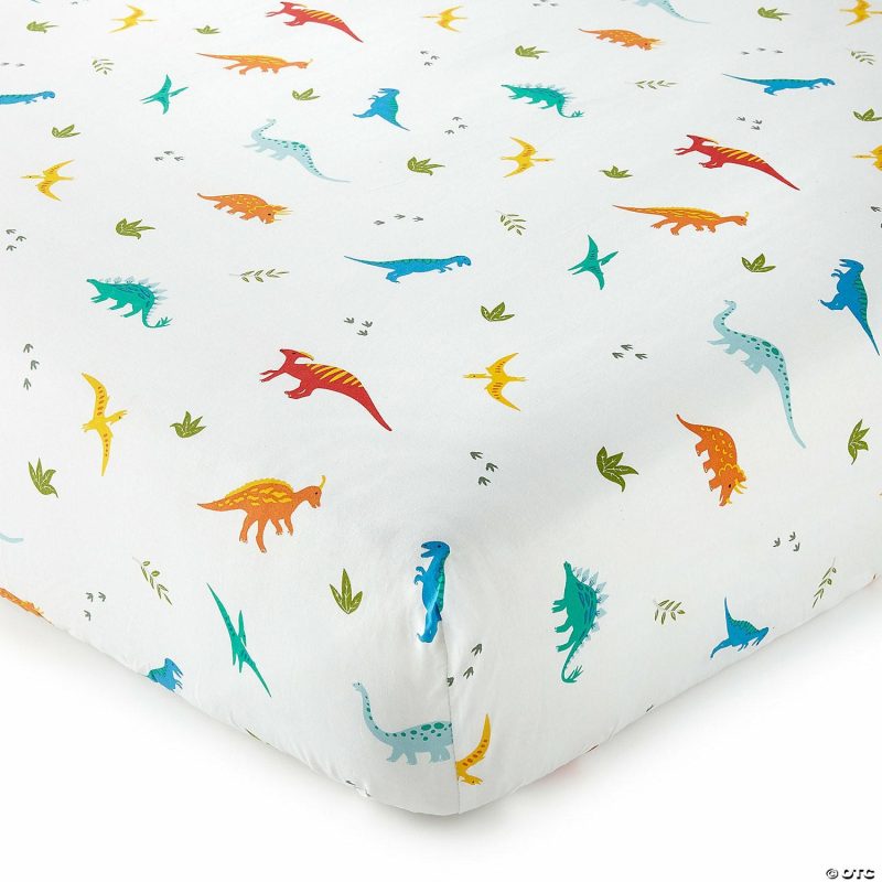 Bedding & Blankets | Wildkin Jurassic Dinosaurs 100% Cotton Flannel Fitted Crib Sheet Bedding & Blankets Bedding & Blankets