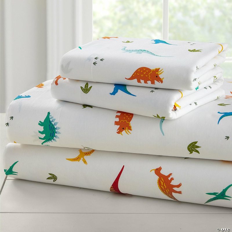 Bedding & Blankets | Wildkin Jurassic Dinosaurs 100% Cotton Flannel Sheet Set – Toddler Bedding & Blankets Bedding & Blankets