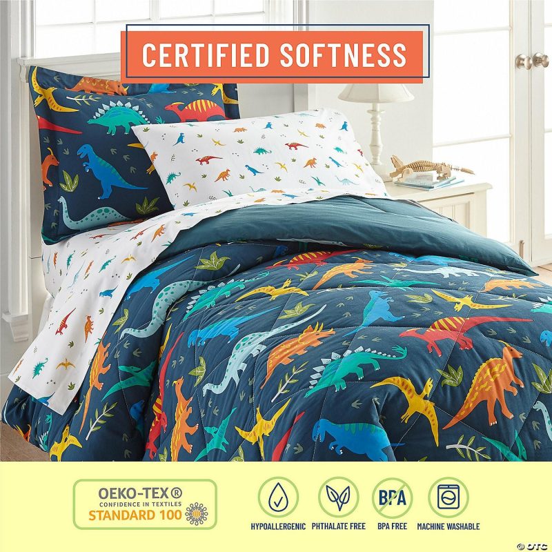 Bedding & Blankets | Wildkin Jurassic Dinosaurs 100% Cotton Flannel Sheet Set – Twin Bedding & Blankets Bedding & Blankets