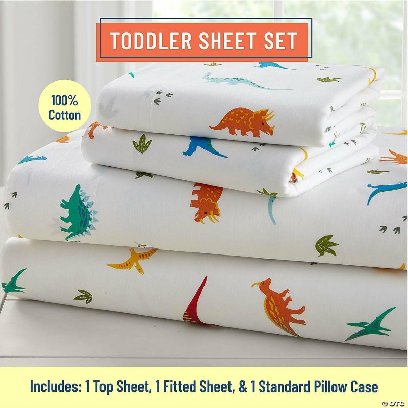 Bedding & Blankets | Wildkin Jurassic Dinosaurs Super Soft 100% Cotton Sheet Set – Toddler Bedding & Blankets Bedding & Blankets