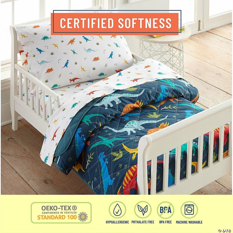 Bedding & Blankets | Wildkin Jurassic Dinosaurs Super Soft 100% Cotton Sheet Set – Toddler Bedding & Blankets Bedding & Blankets