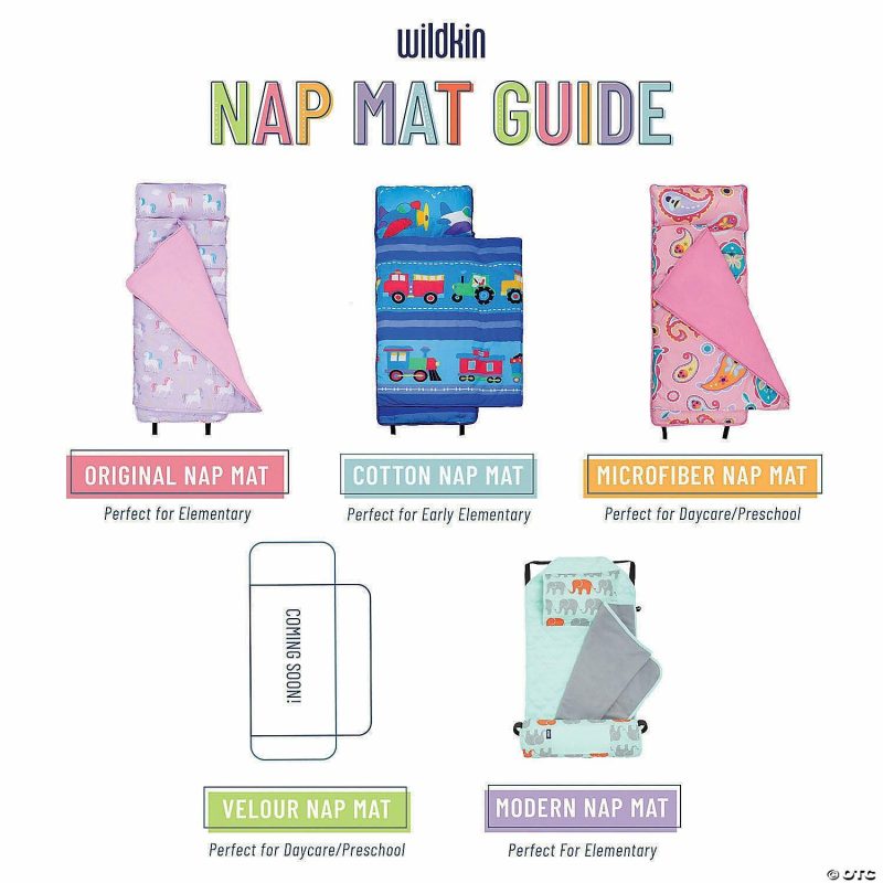 Bedding & Blankets | Wildkin: Llamas And Cactus Pink Modern Nap Mat Bedding & Blankets Bedding & Blankets