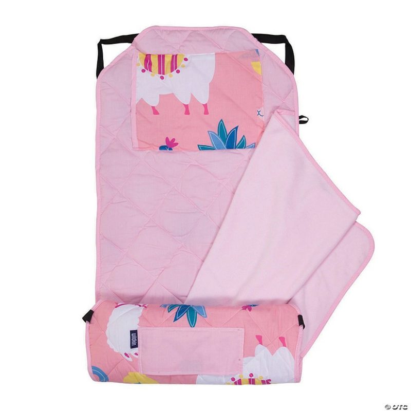 Bedding & Blankets | Wildkin: Llamas And Cactus Pink Modern Nap Mat Bedding & Blankets Bedding & Blankets