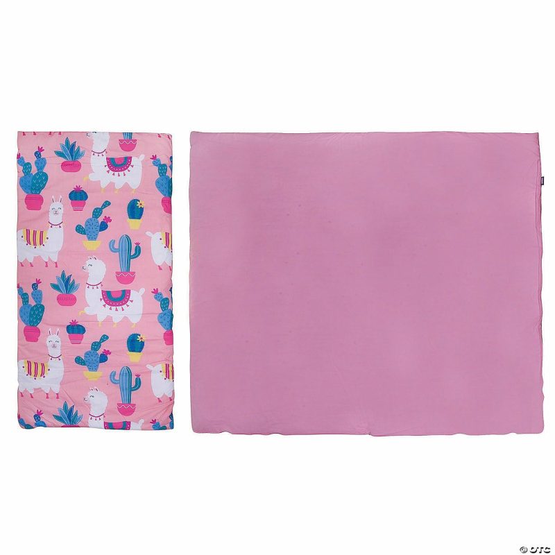 Bedding & Blankets | Wildkin Llamas And Cactus Pink Original Sleeping Bag Bedding & Blankets Bedding & Blankets