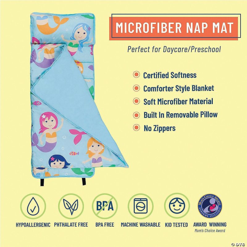 Bedding & Blankets | Wildkin: Mermaids Microfiber Nap Mat Bedding & Blankets Bedding & Blankets