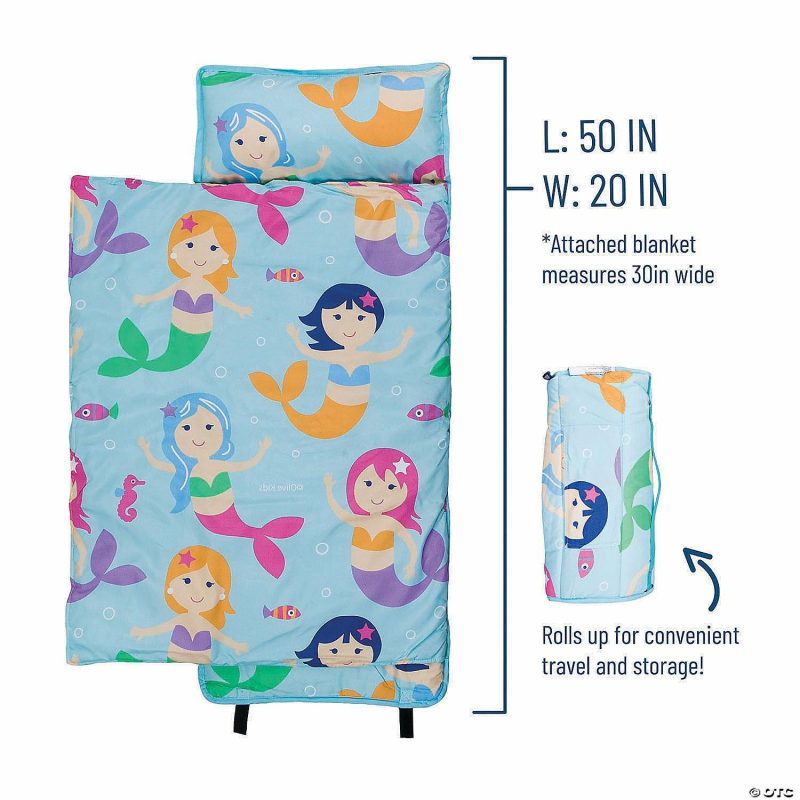 Bedding & Blankets | Wildkin: Mermaids Microfiber Nap Mat Bedding & Blankets Bedding & Blankets