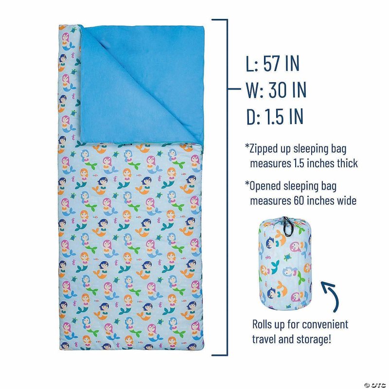 Bedding & Blankets | Wildkin Mermaids Original Sleeping Bag Bedding & Blankets Bedding & Blankets