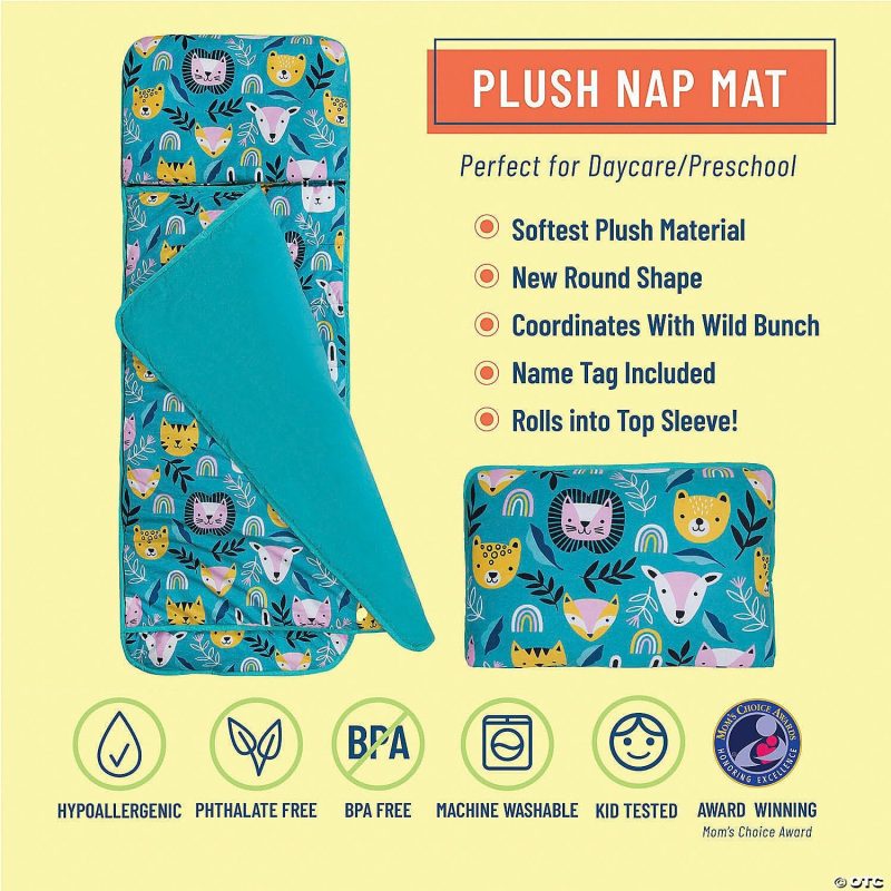 Bedding & Blankets | Wildkin – Party Animal Plush Nap Mat Bedding & Blankets Bedding & Blankets