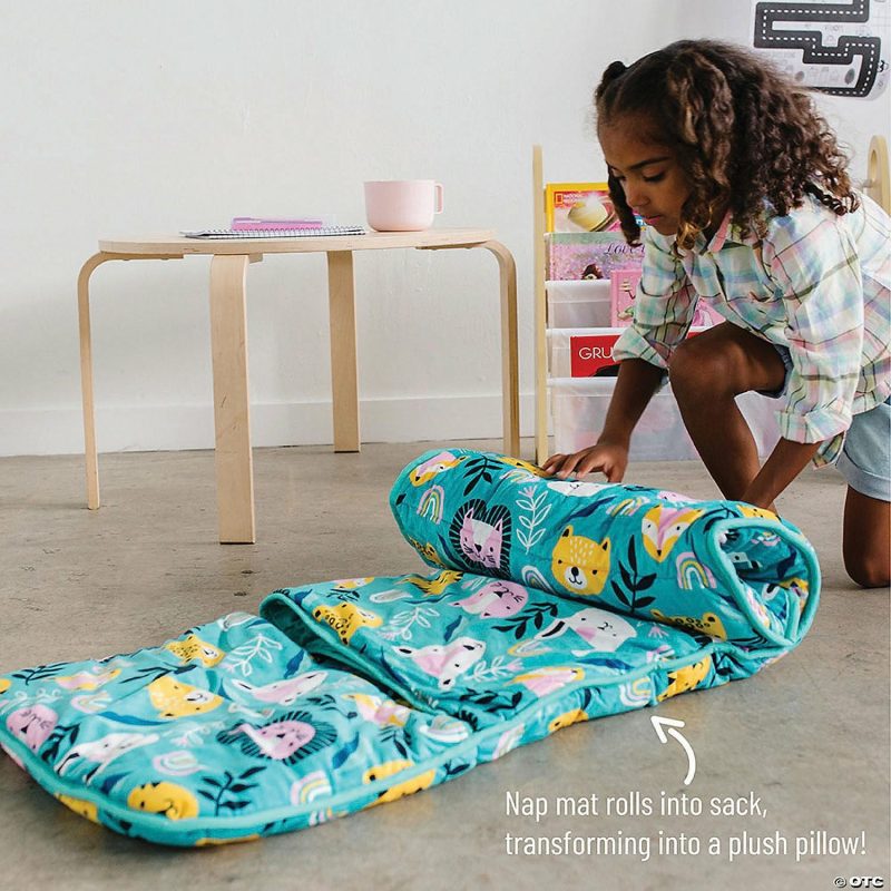 Bedding & Blankets | Wildkin – Party Animal Plush Nap Mat Bedding & Blankets Bedding & Blankets