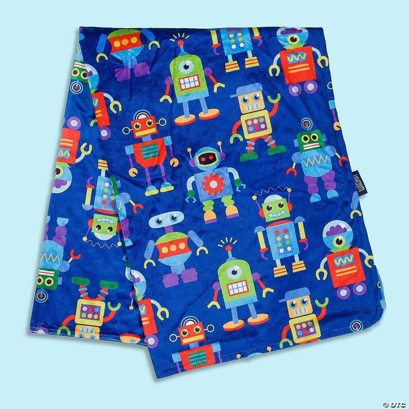 Bedding & Blankets | Wildkin Robots Plush Baby Blanket Bedding & Blankets Bedding & Blankets