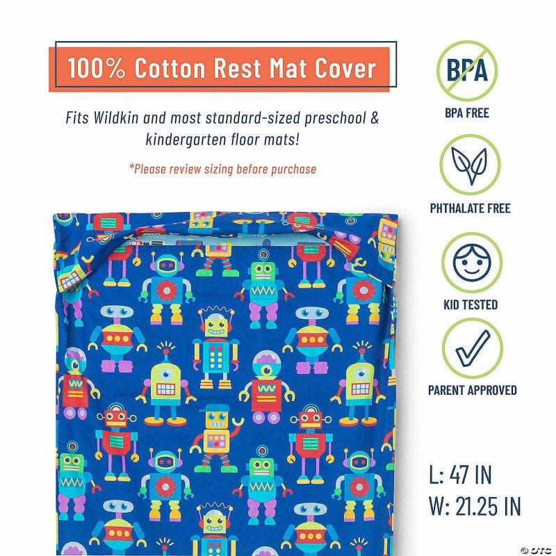 Bedding & Blankets | Wildkin Robots Rest Mat Cover Bedding & Blankets Bedding & Blankets