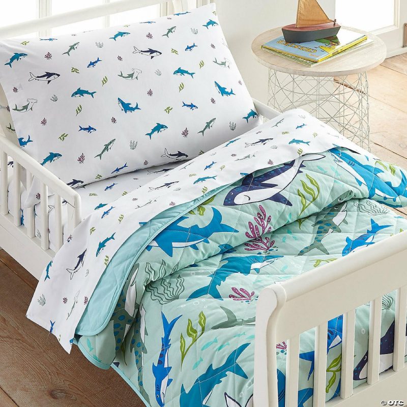 Bedding & Blankets | Wildkin Shark Attack Toddler Comforter Bedding & Blankets Bedding & Blankets