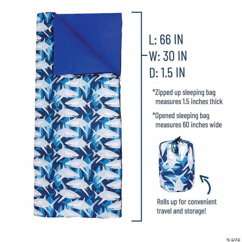 Bedding & Blankets | Wildkin Sharks Original Sleeping Bag Bedding & Blankets Bedding & Blankets