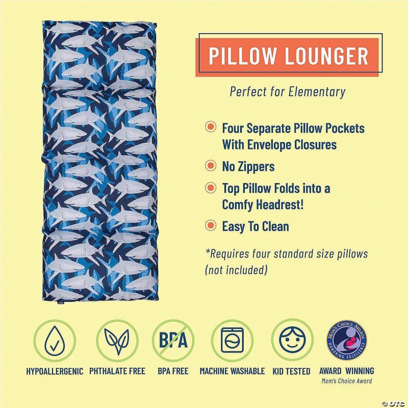 Bedding & Blankets | Wildkin Sharks Pillow Lounger Bedding & Blankets Bedding & Blankets