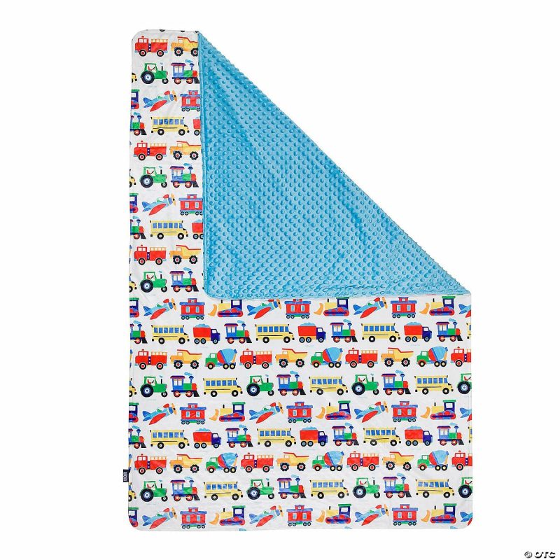 Bedding & Blankets | Wildkin Trains, Planes And Trucks Plush Throw Blanket Bedding & Blankets Bedding & Blankets