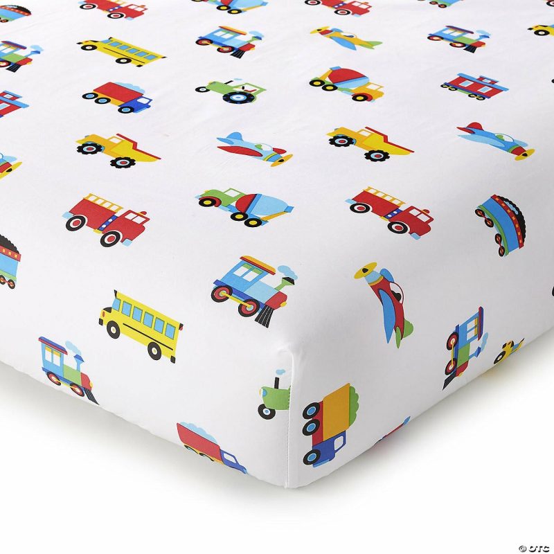 Bedding & Blankets | Wildkin Trains, Planes & Trucks 4 Pc 100% Cotton Bed In A Bag – Toddler Bedding & Blankets Bedding & Blankets