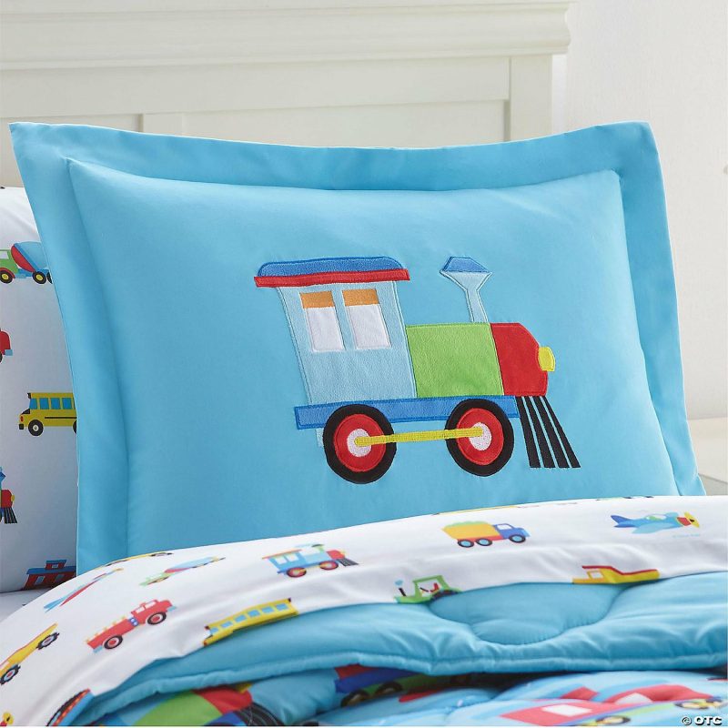 Bedding & Blankets | Wildkin Trains, Planes & Trucks 5 Pc Microfiber Bed In A Bag – Twin Bedding & Blankets Bedding & Blankets