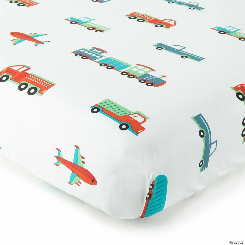 Bedding & Blankets | Wildkin Transportation 100% Cotton Fitted Crib Sheet Bedding & Blankets Bedding & Blankets