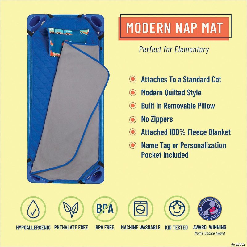 Bedding & Blankets | Wildkin Transportation Modern Nap Mat Bedding & Blankets Bedding & Blankets